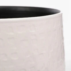 Mica Decorations Floyd Bloempot - H23,5 X Ø28 Cm - Wit -Groene Hoek 1000032218 0102