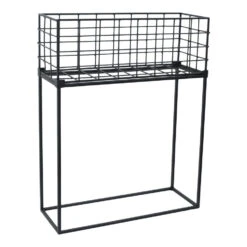 LOFT42 Atlanta Plantentafel - Zwart - Metaal