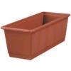 Geli Plantenbak - Terracotta - Rechthoekig - 40 X 17,5 X 14,5 Cm -Groene Hoek 1000033382
