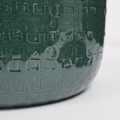 Mica Decorations Floyd Bloempot - H21 X Ø24 Cm - Groen -Groene Hoek 1000033990 0110