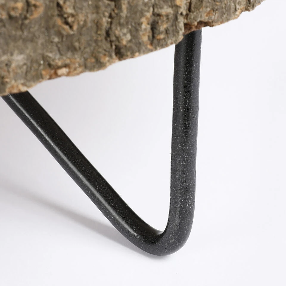 Mica Decorations Pia Boomstam Bijzettafel - H14 X Ø40 Cm - Lichtbruin 4 Mica Decorations Pia Boomstam Bijzettafel - H14 X Ø40 Cm - Lichtbruin - Afbeelding 2