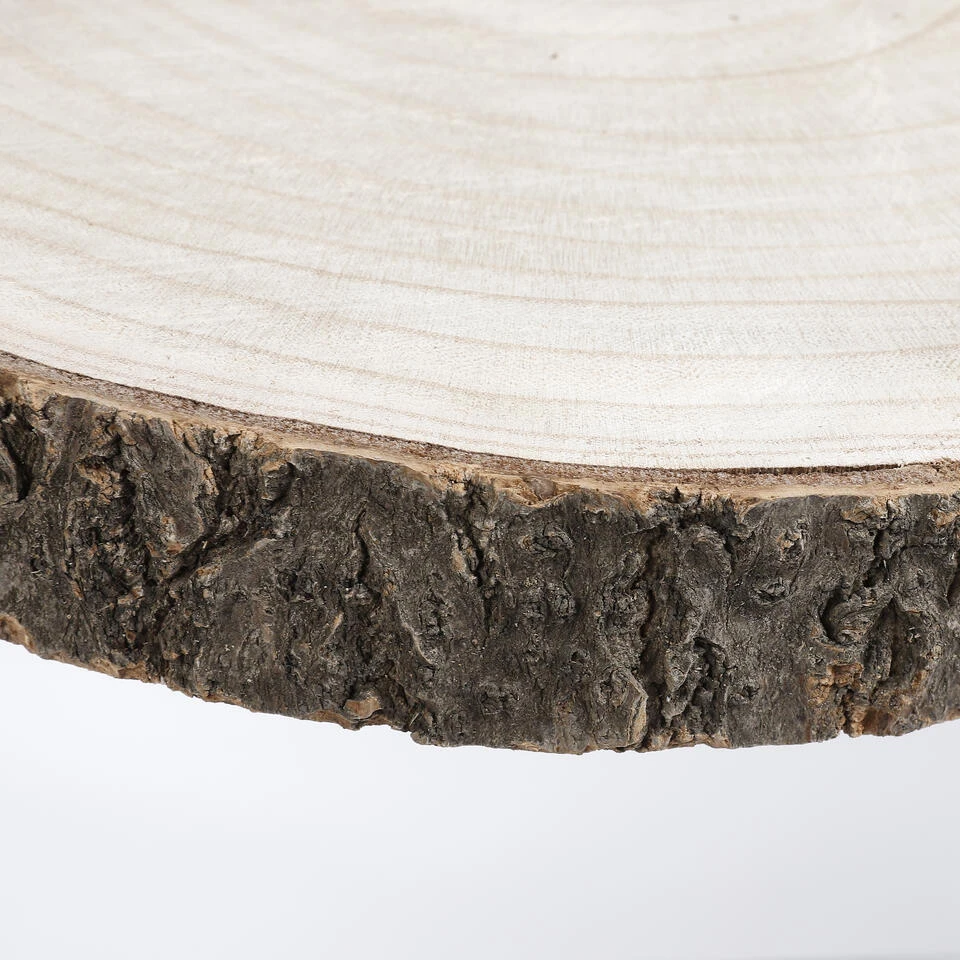 Mica Decorations Pia Boomstam Bijzettafel - H14 X Ø40 Cm - Lichtbruin 5 Mica Decorations Pia Boomstam Bijzettafel - H14 X Ø40 Cm - Lichtbruin - Afbeelding 3