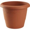 Hega Hogar Bloempot - Terracotta - Kunststof - Rond - 35 Cm 2 Hega Hogar Bloempot - Terracotta - Kunststof - Rond - 35 Cm -Groene Hoek 1000039328