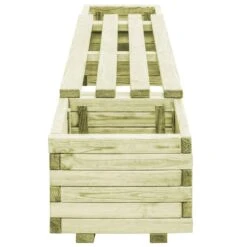 VidaXL Plantenbank Geïmpregneerd Grenenhout -Groene Hoek 1000039790 0102