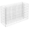 VidaXL Gabion Plantenbak Verhoogd 90x30x60 Cm Gegalvaniseerd Staal -Groene Hoek 1000040019