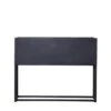 Giga Meubel Plantenbak Zwart - Metaal - 90x25x70cm - Urban