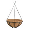 Esschert Design Hanging Basket - Metaal - Zwart - Met Inlegvel - 30 Cm -Groene Hoek 1000040944
