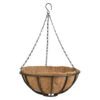 Esschert Design Hanging Basket - Metaal - Zwart - Met Inlegvel - 35 Cm -Groene Hoek 1000040950