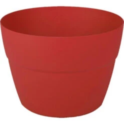 EDA Bloempot - Rood - Kunststof - D30 X H21 - 8 Liter