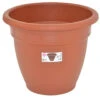Merkloos Hega Hogar Bloempot - Terracotta - Kunststof - Rond - 35 Cm -Groene Hoek 1000040970