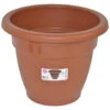 Hega Hogar Bloempot - Terracotta - Kunststof - Rond - 40 Cm -Groene Hoek 1000040974