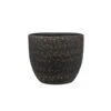 Steege Plantenpot Rinca - Zwart - Lava Look - 21 X 19 Cm -Groene Hoek 1000042761