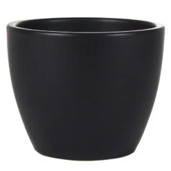 Ter Steege Bloempot - Zwart - Scandinavisch - Keramiek - 15 X 12 Cm