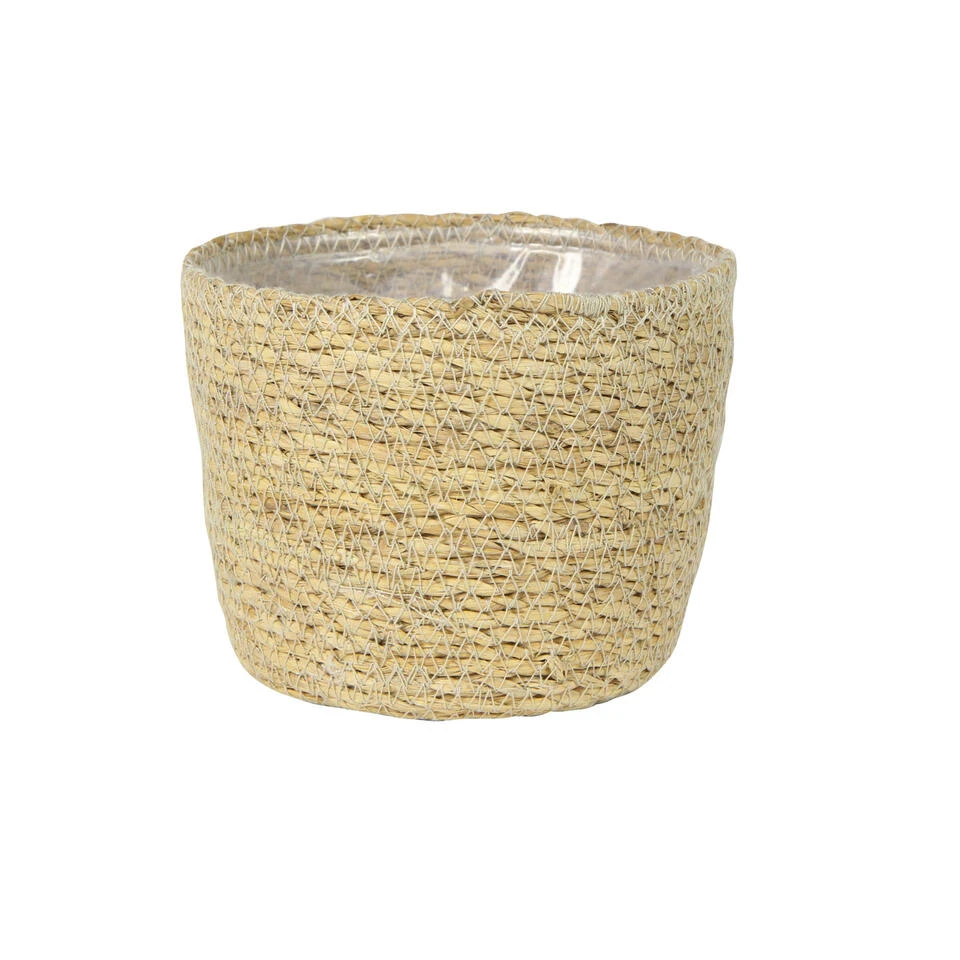 Steege Plantenmand - Zeegras - Rotan - Beige - 15 X 12 Cm 3 Steege Plantenmand - Zeegras - Rotan - Beige - 15 X 12 Cm