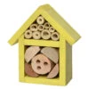 Decoris Insectenhotel - Geel - Vurenhout - 11 Cm -Groene Hoek 1000042837