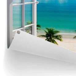 Tuinposter Uitzicht Over Zee 80x60 Cm Blauw -Groene Hoek 1000042854 0102