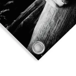 Tuinposter Tijger 60x80 Cm Zwart-Wit -Groene Hoek 1000042857 0103