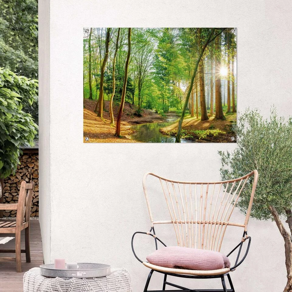 Tuinposter Lentebos 60x80 Cm Groen 4 Tuinposter Lentebos 60x80 Cm Groen - Afbeelding 2