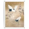 Tuinposter Kraanvogels In Goud 80x60 Cm Geel -Groene Hoek 1000042872