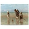 Tuinposter Israëls Kinderen Der Zee 60x80 Cm Beige -Groene Hoek 1000042886