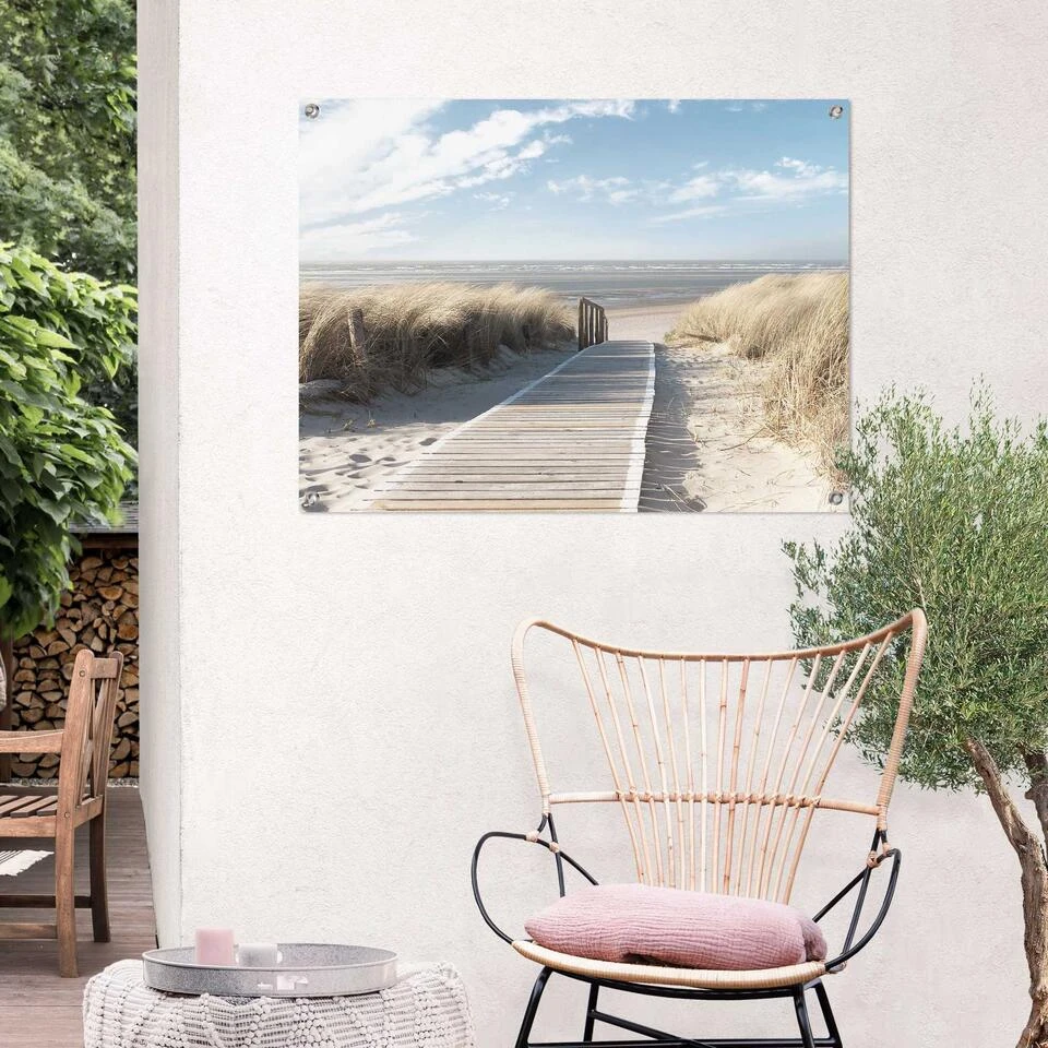 Tuinposter Duinen 60x80 Cm Beige 4 Tuinposter Duinen 60x80 Cm Beige - Afbeelding 2