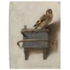 Tuinposter Carel Fabritius Het Puttertje 80x60 Cm Bruin 2 Tuinposter Carel Fabritius Het Puttertje 80x60 Cm Bruin -Groene Hoek 1000042889