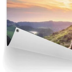 Tuinposter Morgenrood 80x120 Cm Blauw -Groene Hoek 1000042890 0102