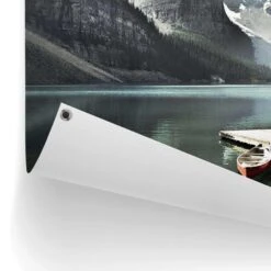 Tuinposter Lake Moraine 80x60 Cm Groen -Groene Hoek 1000042897 0102