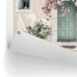 Tuinposter Griekenland 80x60 Cm Beige -Groene Hoek 1000042901 0102