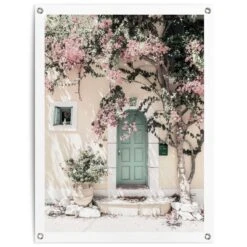 Tuinposter Griekenland 80x60 Cm Beige