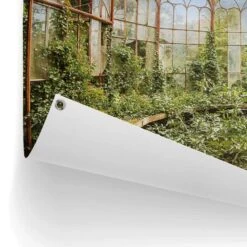 Tuinposter Tuinpaviljoen 60x80 Cm Groen -Groene Hoek 1000042902 0102