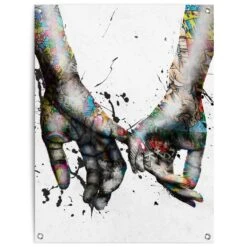 Tuinposter Liefde 80x60 Cm Bont