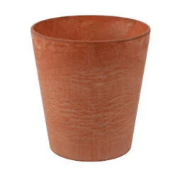 Ter Steege Bloempot - Light Terra Cotta - Natuursteen Look - D27 X H24 Cm