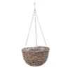 Plantenpot - Bruin - Rieten Mand - Hanging Basket - 31 Cm -Groene Hoek 1000042927
