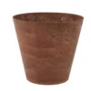 Ter Steege Bloempot - Dark Terra Cotta - Natuursteen Look - D22 X H20 Cm -Groene Hoek 1000042931