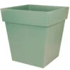 EDA Bloempot - Toscane Groen - Kunststof - Vierkant - 38 Liter -Groene Hoek 1000042937