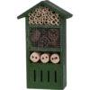 Merkloos Insectenhotel - Groen - Hout - Bijenhuis - 33 Cm -Groene Hoek 1000043183
