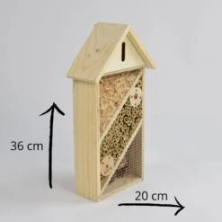 Orange85 Bijenhotel Insectenhotel Vlinders 36x20x8,5 Cm Hout 8 Orange85 Bijenhotel Insectenhotel Vlinders 36x20x8,5 Cm Hout -Groene Hoek 1000049602 0110