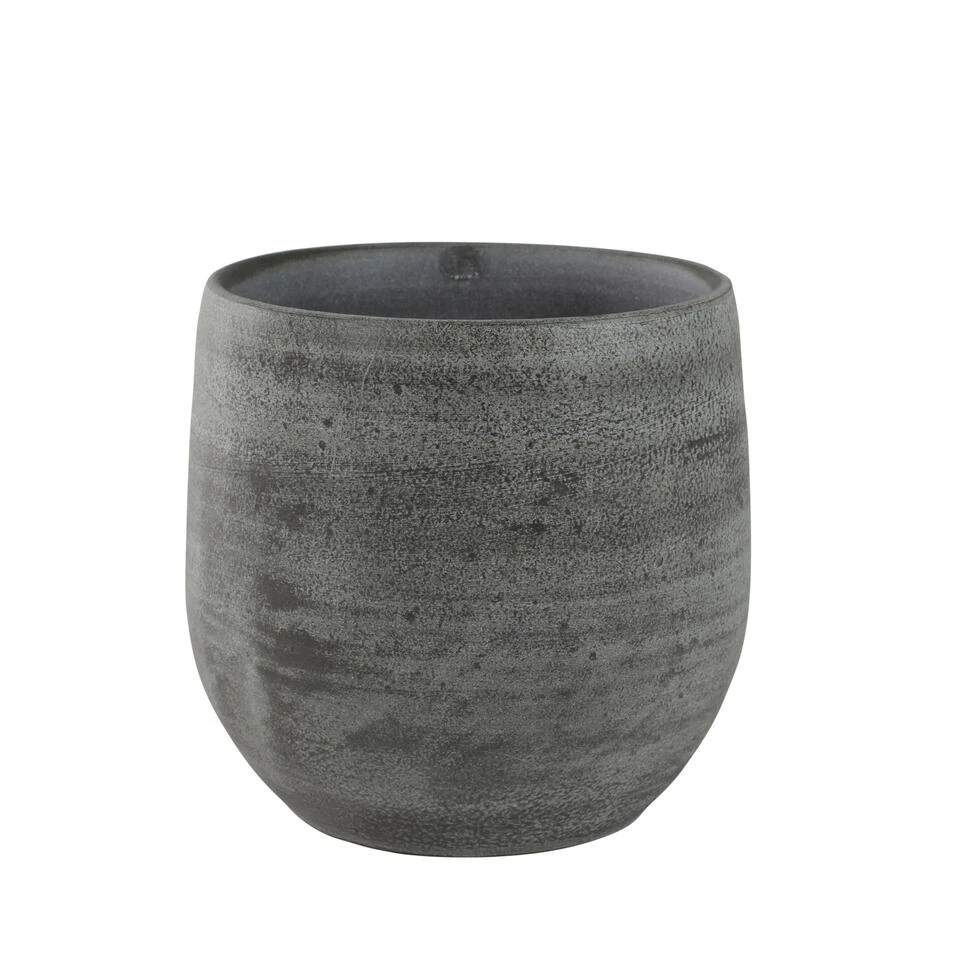 Steege Plantenpot - Design Look - Grijs - 18 X 16 Cm 3 Steege Plantenpot - Design Look - Grijs - 18 X 16 Cm