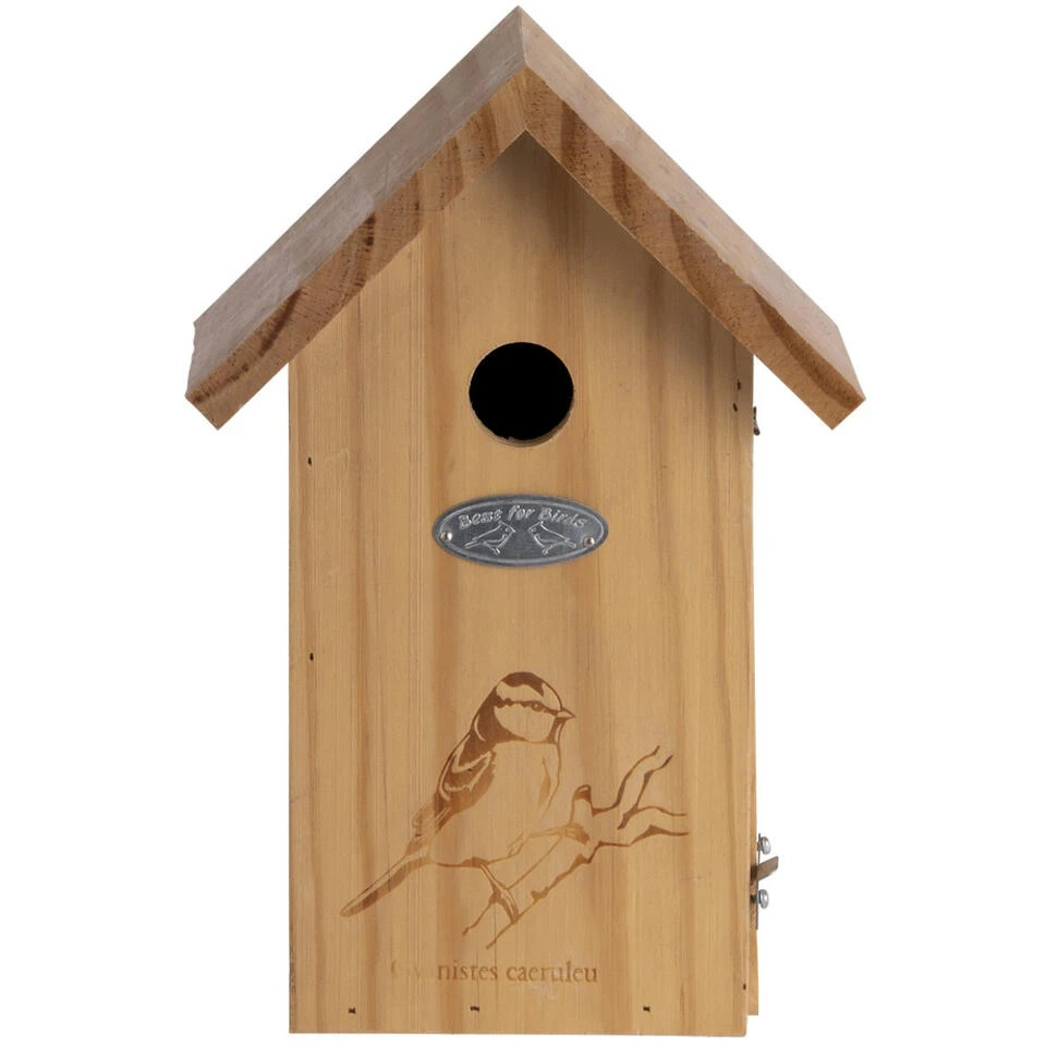 Best For Birds Vogelhuisje - Hout - Pimpelmees Nestkastje - 26 Cm 3 Best For Birds Vogelhuisje - Hout - Pimpelmees Nestkastje - 26 Cm