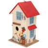 Boltze Vogelhuisje - Wit Met Rood - Huis - 26 Cm 1 Boltze Vogelhuisje - Wit Met Rood - Huis - 26 Cm -Groene Hoek 1000058203