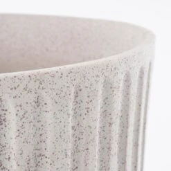 Mica Decorations Dante Bloempot - H22 X Ø24 Cm - Off White -Groene Hoek 1000058683 0102