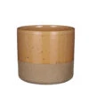 Mica Decorations Lago Bloempot - H18 X Ø20,5 Cm - Bruin -Groene Hoek 1000058693