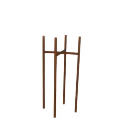 Mica Decorations Ascot Plantenstandaard L24 X B24 X H55 Cm Roest