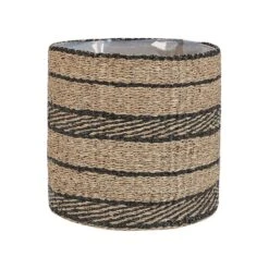 Beliani Bloempot Voor Binnen RASBORA - Beige Zeewier 9 Beliani Bloempot Voor Binnen RASBORA - Beige Zeewier -Groene Hoek 1000062271 0103