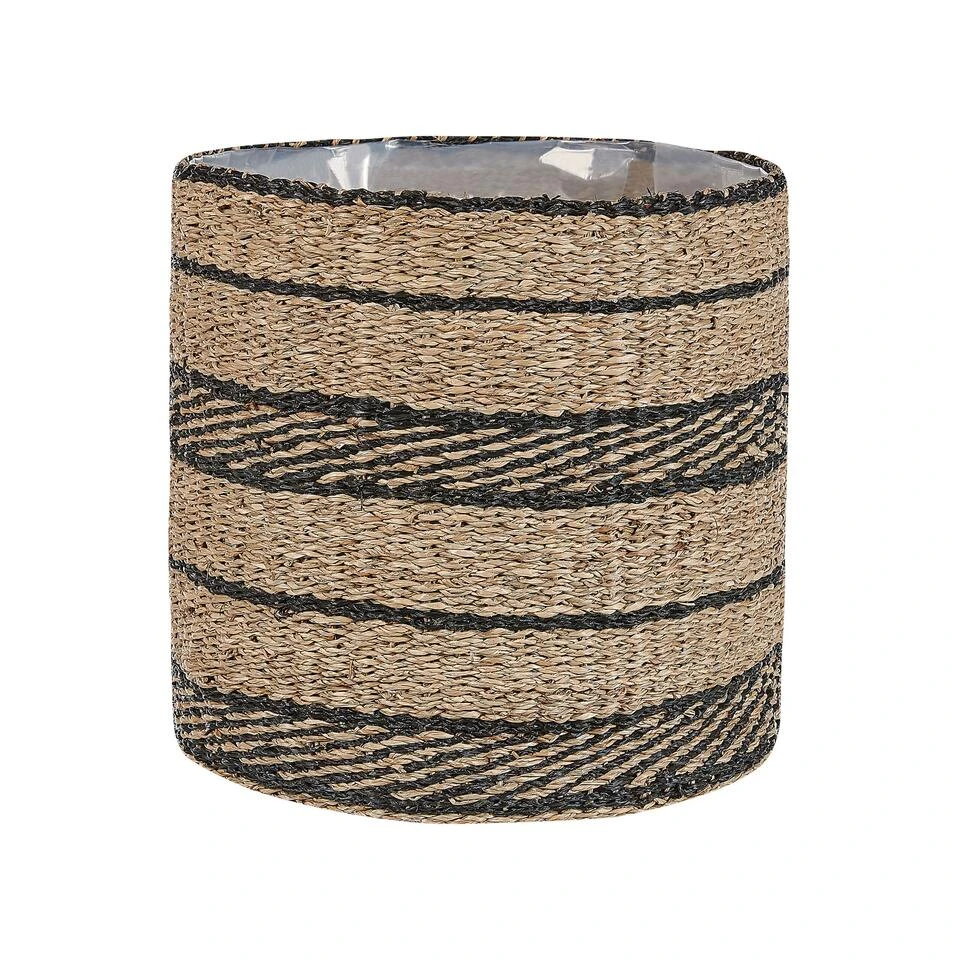 Beliani Bloempot Voor Binnen RASBORA - Beige Zeewier 6 Beliani Bloempot Voor Binnen RASBORA - Beige Zeewier - Afbeelding 4