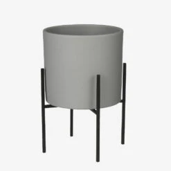 Mica Decorations Scott Plantenstandaard Zwart -Groene Hoek 1000062289 0111