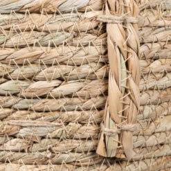 QUVIO Bloempot Geweven Mand - S -Groene Hoek 1000071722 0103