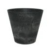 Ter Steege Plantenpot/bloempot - Natuursteen Look - Zwart - D22 X H 20 Cm -Groene Hoek 1000073748
