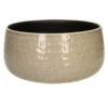 Mica Decorations Plantenpot Schaal - Donkerbruin - D29/H12 Cm -Groene Hoek 1000077038